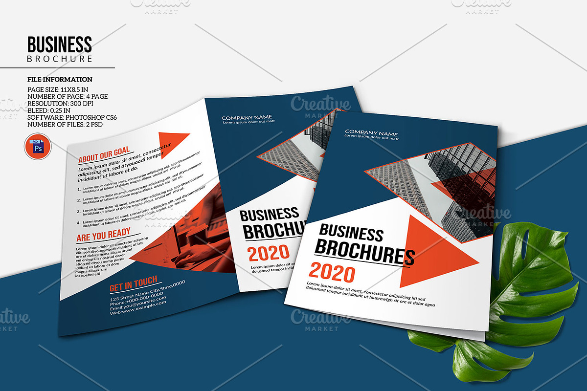 Business Bifold Brochure V1055, a Brochure Template by Template Shop (Photo 1 of 3)
