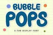 Bubble Pops - Fun Display, a Sans Serif Font by Indotype Foundry (Thumbnail 1 of 10)