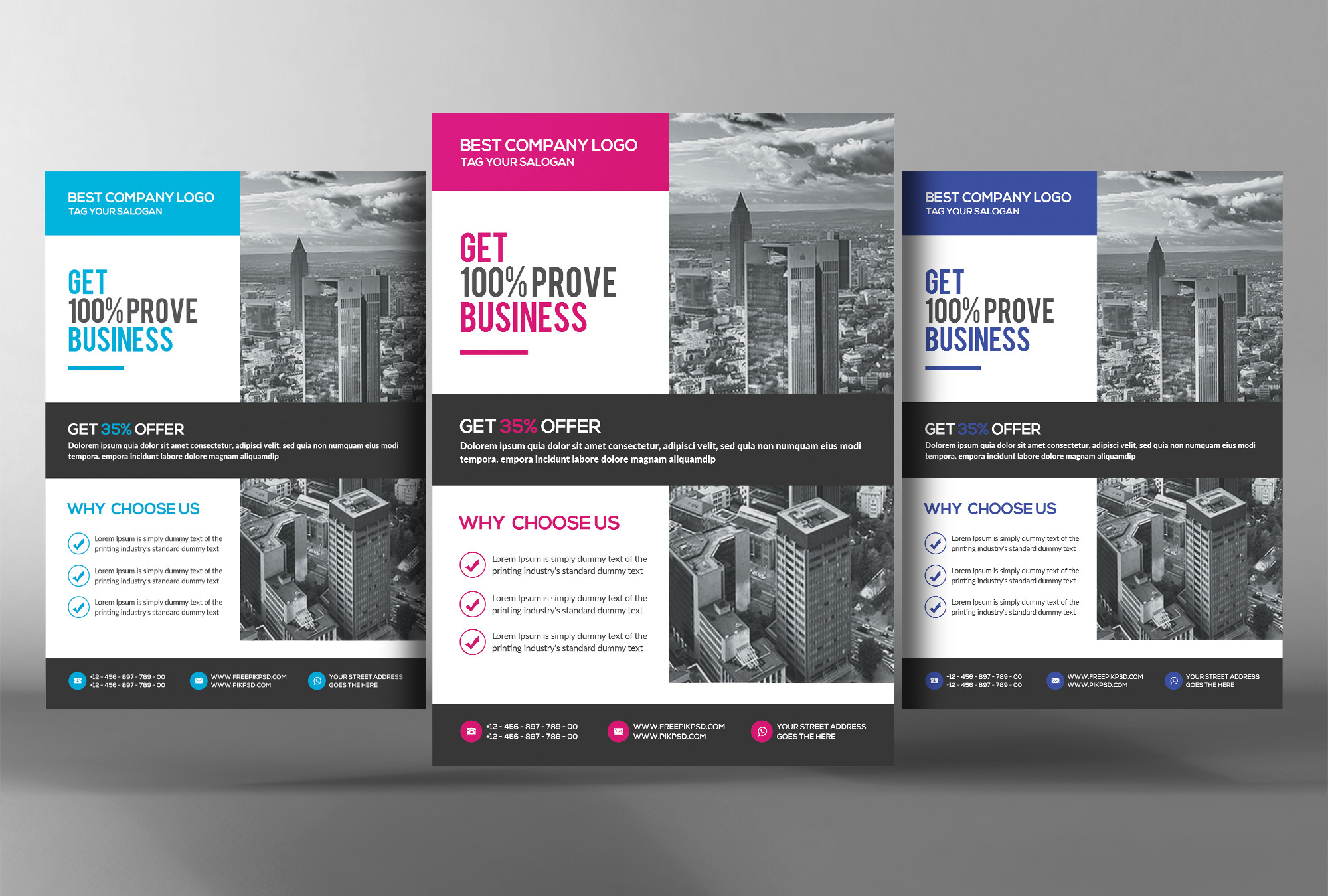 Modern Indesign Business Flyer, a Flyer Template by graphicforest