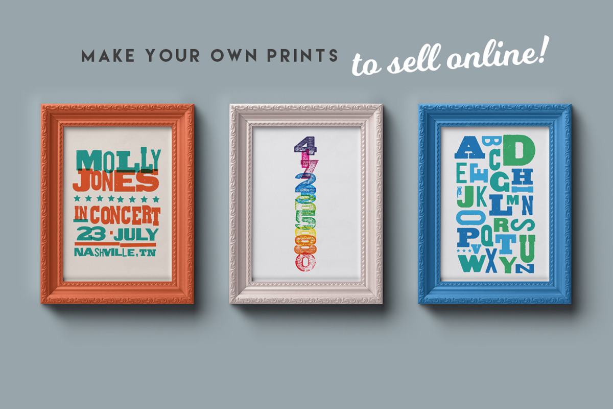 Drag & Drop WoodType for Illustrator, a Shape Add-On by Ian Barnard (Photo 4 of 8)
