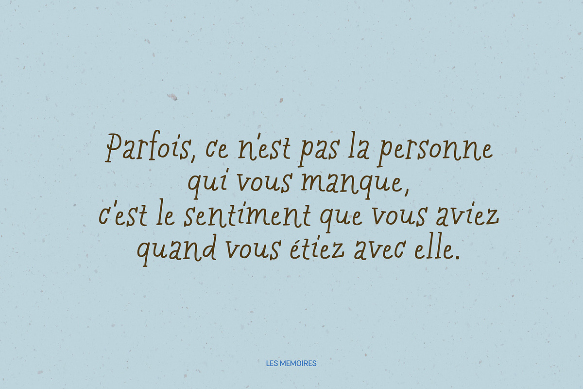 Les Memoires | Whimsical Font Family, a Handwritten Font by type peace (Photo 9 of 11)