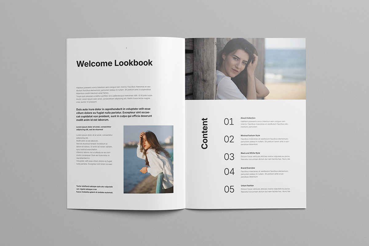 Lookbook Template | InDesign, a Brochure Template by HiveArts (Photo 2 of 11)