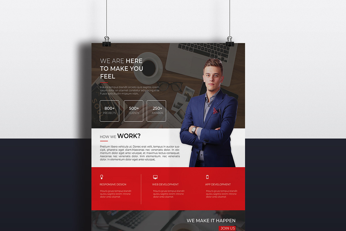 Corporate Flyer, a Flyer Template by retrographix (Photo 2 of 4)