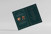 Funeral Program Template, an Invitation Template by Neermana (Thumbnail 4 of 4)