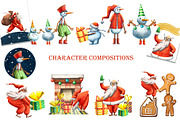 Christmas Story - Clipart Set, an Illustration by Mashamashastu (Thumbnail 8 of 13)