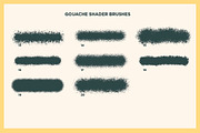 Gouache Shader Brushes | Illustrator, a Brush Add-On by RetroSupply Co. (Thumbnail 13 of 14)