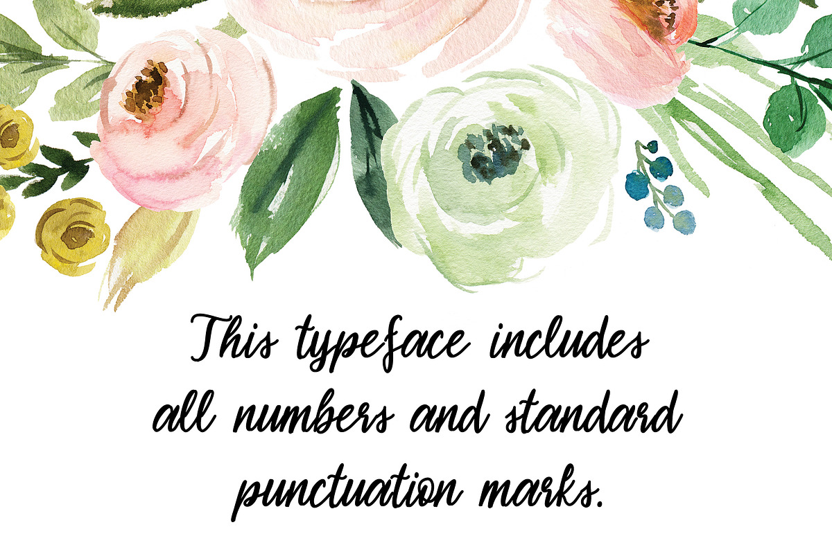 Moonglow Magnolia Font preview 3