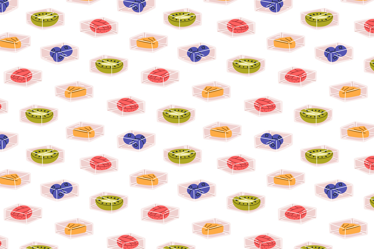 Jelly desserts, seamless patterns, a Pattern Graphic by Good Studio (Photo 4 of 7)