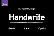 HU Handwrite / 20% OFF, a Handwritten Font by heummdesign (Thumbnail 1 of 7)