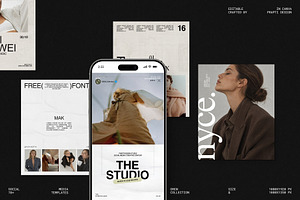 OREN | Instagram Post & Story (III), a Social Media Template by Prapti Design