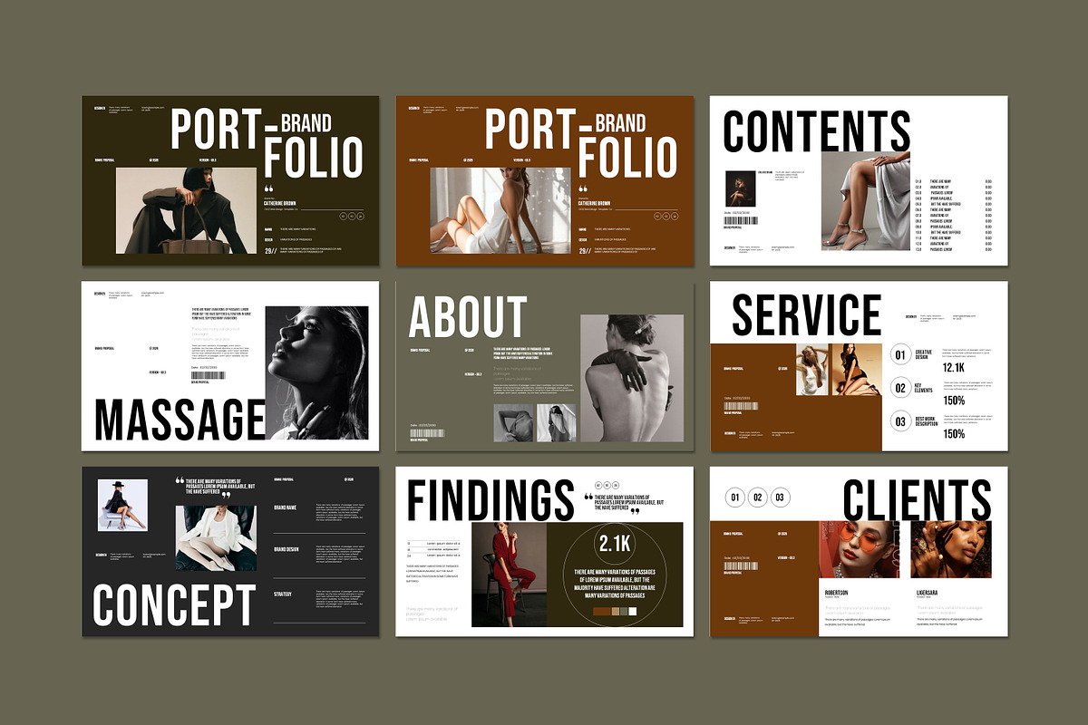 Brand Portfolio Presentation Templat preview 8
