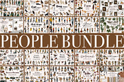 650+ ABSTRACT PEOPLE & ELEMENTS, a Person Illustration by ApetekMarket (Thumbnail 1 of 7)