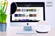Mockup for iMac, a Mac Mockup by Made by Mancie (Thumbnail 2 of 4)