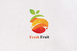 Fresh Fruit Logo Templates