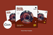 Prayer & Fasting Church Canva Flyer, a Design Template by MK Creatives (Thumbnail 1 of 3)