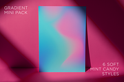 Mint Candy Gradient Mini Pack, a Background Graphic by Arta's Workspace (Thumbnail 1 of 7)