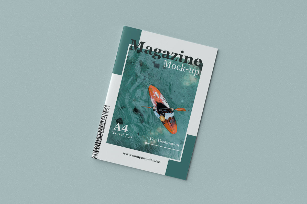 A4 Landscape Magazine Mockup, an Advertising Mockup by Twins_studio926 (Photo 2 of 5)