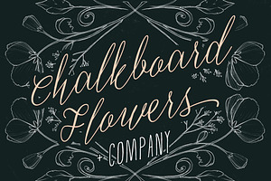 Chalkboard Flowers & Company