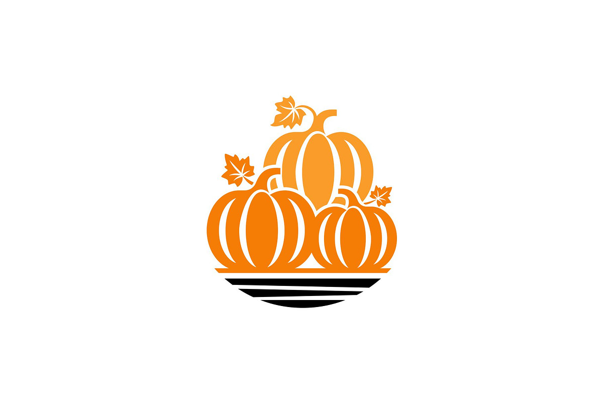 Pumpkins Stacked Illustration, a Branding & Logo Template by Buqancreative