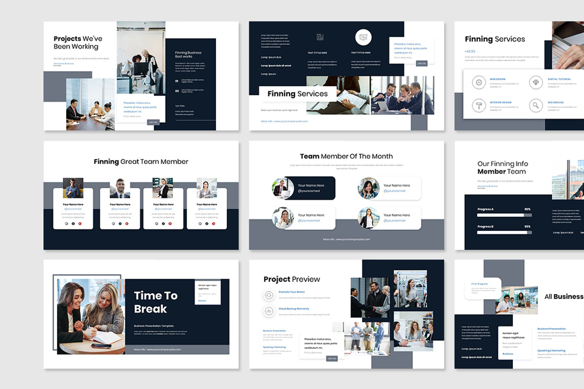 Finning Business Presentation, a Presentation Template by Analogous Temp (Photo 3 of 5)