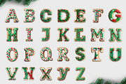 Christmas Alphabet Cookies - PNG, a Decorative Illustration by MP Vault (Thumbnail 3 of 5)