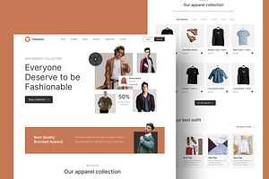 Fashionico - Fashion Landing Page