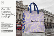 Guerrilla Marketing Shop Bag Mockup, a Mockup by ReAffirm (Thumbnail 3 of 10)
