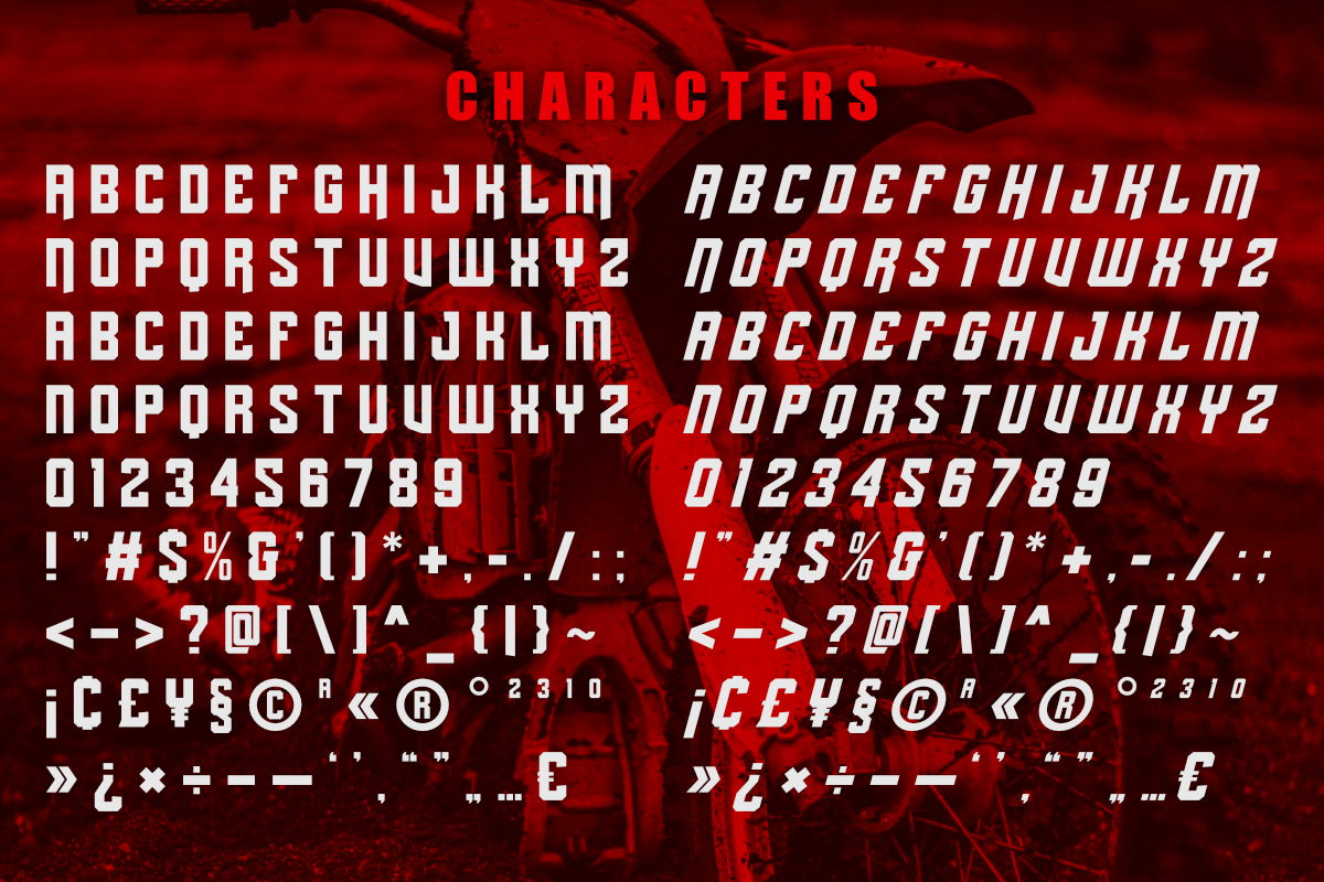 Wheelie Wonder - Sport Display Font, a Sans Serif Font by Illustraly Design (Photo 2 of 8)
