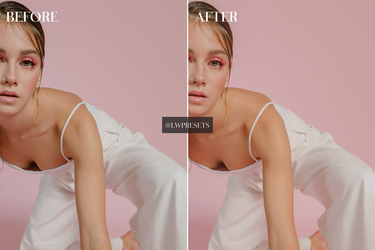 15 Pink Aesthetic Lightroom Presets, a Preset Add-On by LWPRESETS (Photo 3 of 7)