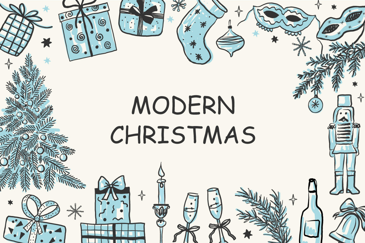 Hand Drawn Christmas Collection, an Object Graphic by Oxi An illustrator (Photo 1 of 9)