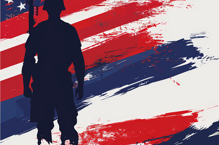 Memorial Day concept for American Fl, a Background Photo by Pixeness