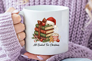 Book Lover Christmas PNG, an Illustration by Daily.Designs (Thumbnail 5 of 5)