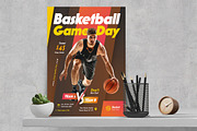 Basketball Game Day Flyer Template, a Flyer Template by Boostock (Thumbnail 4 of 6)