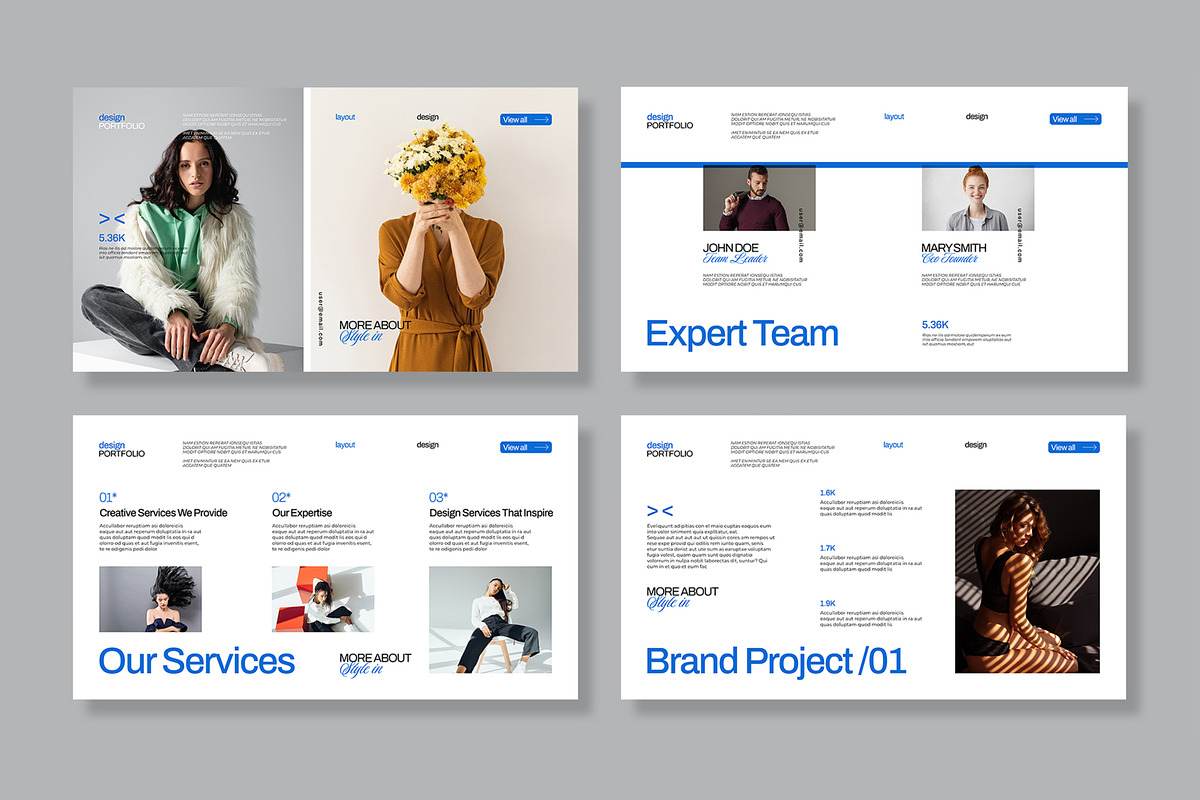 Design Portfolio Presentation, a Presentation Template by MightyDesign (Photo 4 of 8)