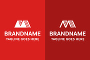 Letter M Book Modern Logo, a Branding & Logo Template by Pray Art Design Studio (Thumbnail 2 of 2)
