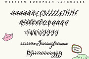 Blomming - Brush Font, a Script Font by Cruzine (Thumbnail 5 of 10)