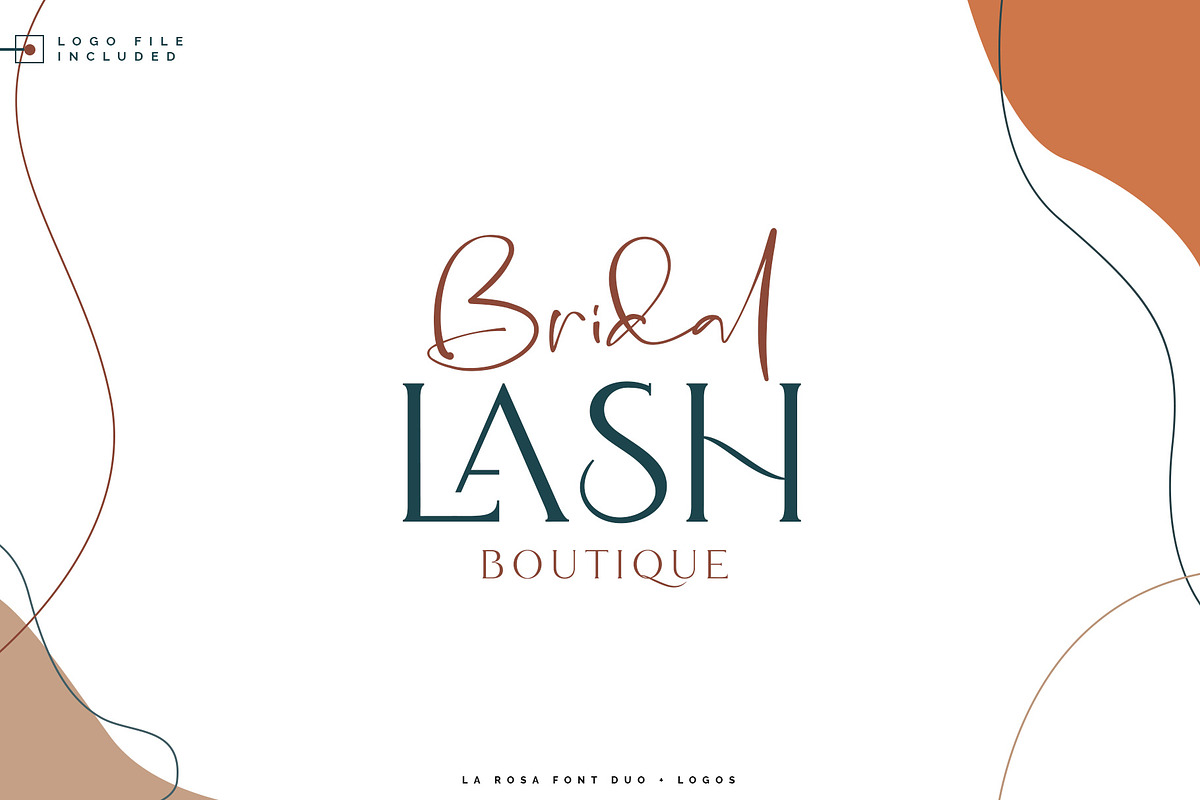 La Rosa Font Duo//Chic Logos, a Serif Font by SNIPESCIENTIST (Photo 18 of 34)