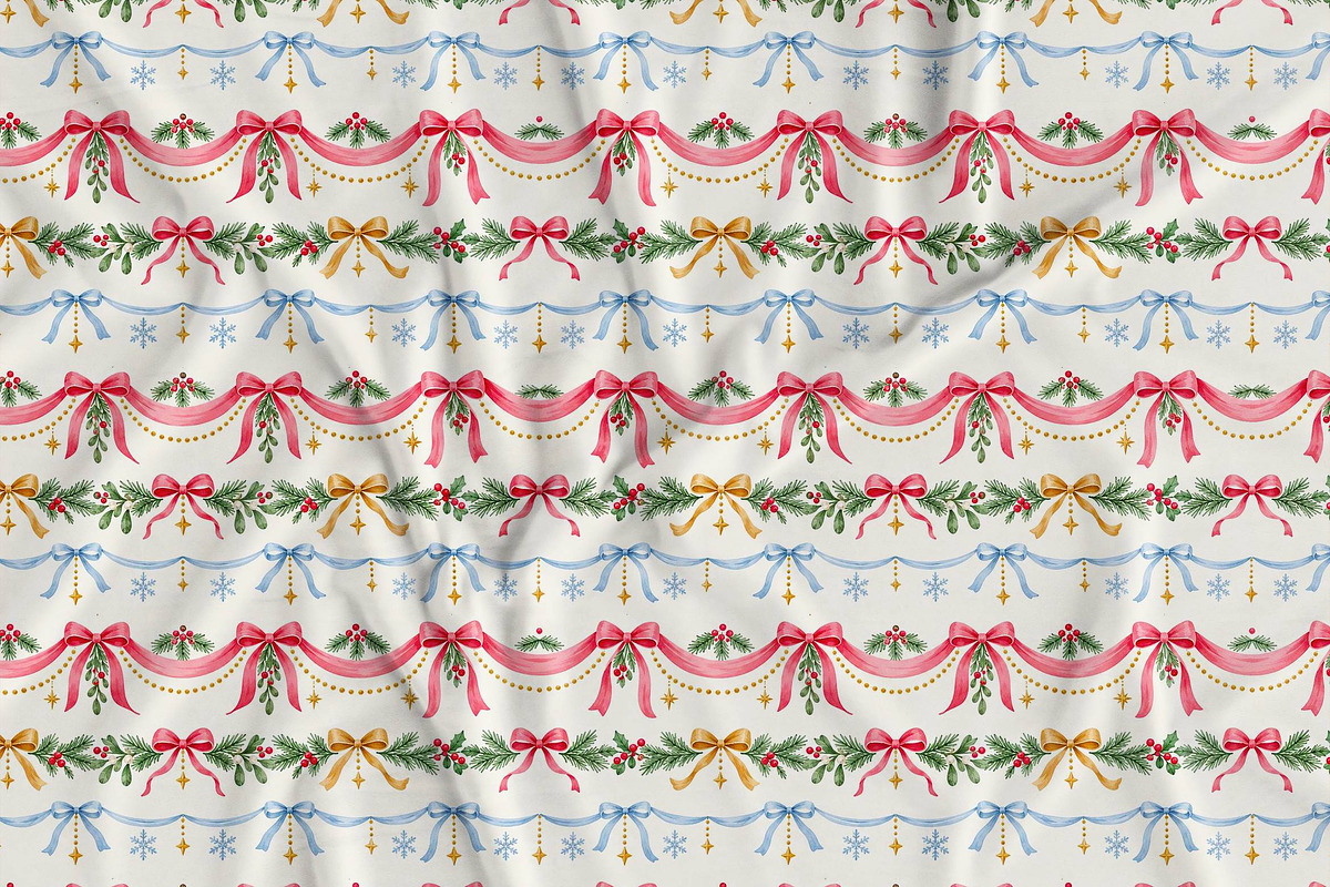 Quirky Christmas Patterns Bundle, a Pattern Graphic by Olya Creative (Photo 11 of 19)