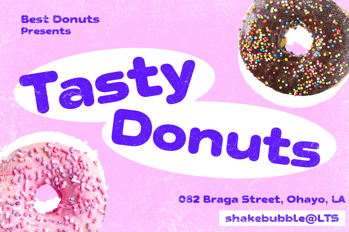 Shake Bubble – Playful Display Font, a Sans Serif Font by Lettertype Studio (Photo 2 of 10)