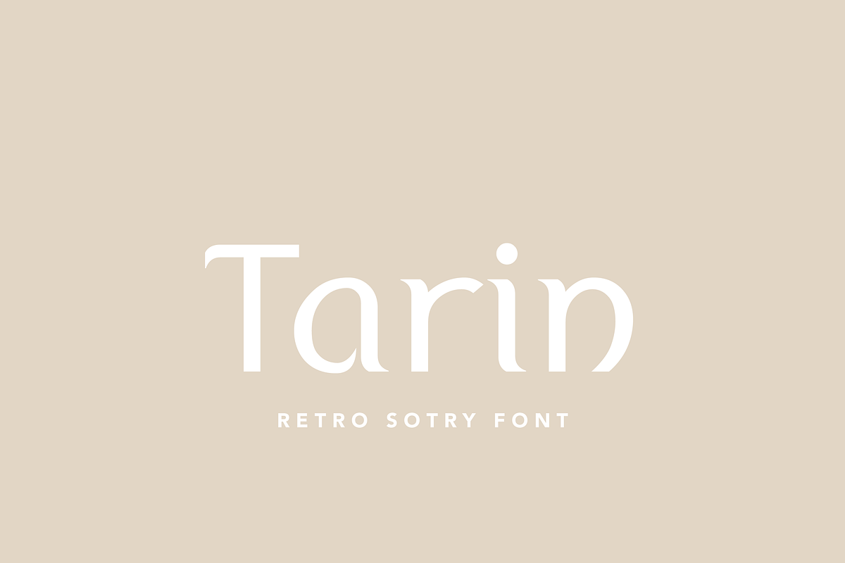 Tarin Sans, a Serif Font by Creative Foundry (Photo 1 of 8)