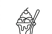 41 Outline Ice Cream Shop Icons, an Outline Icon by adenpinkstore (Thumbnail 11 of 19)