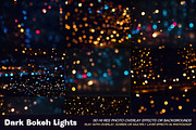 Dark Bokeh Photo Overlay Effects, a Background Graphic by Deeezy (Thumbnail 13 of 14)