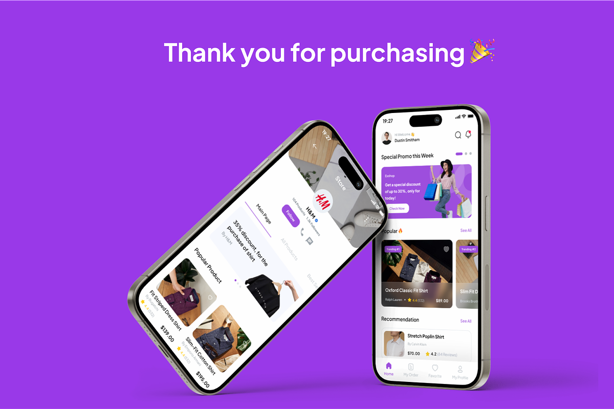 Exshop UI Kit, an UI Kit Template by Kawalan Studio (Photo 6 of 6)