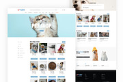 Furry – Pet Store Bootstrap HTML Web, a HTML Template by TemplatesJungle (Thumbnail 1 of 9)