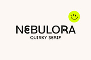 Nebulora Quirky & Playful Sans, a Sans Serif Font by supfonts (Thumbnail 1 of 8)