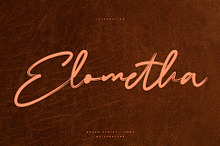 Elometha Font | Brush Script