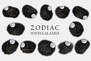 Galaxy with zodiac signs, an Object Graphic by Chus Moreno Studio (Thumbnail 3 of 6)
