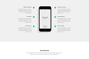 MobiApp - Responsive App Template, a HTML Template by Coderthemes (Thumbnail 2 of 4)