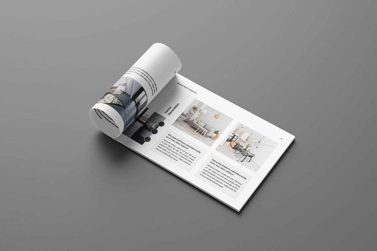 Interior Design Magazine Template, a Magazine Template by Seeing-art (Photo 6 of 10)