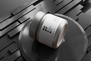 Aluminum Cosmetic Jar Mockup, a Cups & Container Mockup by pmvch (Thumbnail 8 of 25)